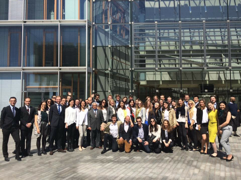 ECO students at the EIB