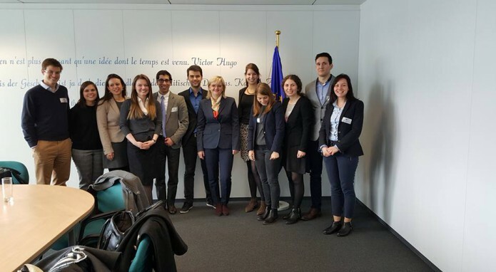 The students who visited DG NEAR with Ms. Jhans