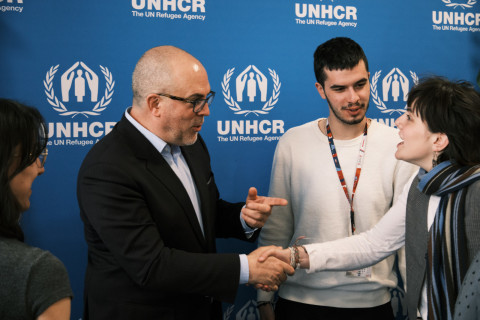 Natolin students visit the UNHCR office in Warsaw in April 2025